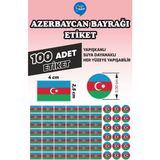 İsg Tabelam Azerbaycan Bayrağı Etiketi