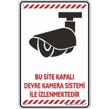 İsg Tabelam Bu Site Kapalı Devre Kamera Sistemi Ile Izlenmektedir/25x35cm/fosforlu kompozit - Kompozit Fosforlu & 25X35