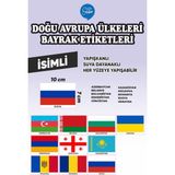 İsg Tabelam Doğu Avrupa Ülkeleri Bayrak Etiketleri