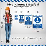 İsg Tabelam Ellerinizi Dezenfekte Ediniz/35x50cm/kompozit - 35 x 50 cm