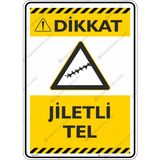 İsg Tabelam Jiletli Tel/35x50cm/dekota - 35x50 cm