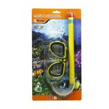 isgstore Çocuk Dalış Yüzme Maske Şnorkel Set Kartela Havuz Ve Deniz Gözlüğü 3 Yaş