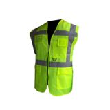 İsguvenlikstore Sarı Cepli Ikaz Yeleği Mühendis Yeleği