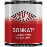 İshakol Sonkat Lüks Parlak Boya - 0.75 LT - Boncuk Mavi
