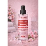 isham cosmetics Gözenek Sıkılaştırıcı ve Leke Karşıtı Glikolik Asitli Tonik, Gül Suyu Özlü 150 ml