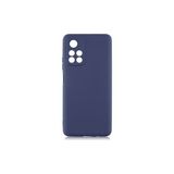 İshe Poco M4 Pro 5g Kılıf Esnek ve Soft Silikon Kapak Lupsy Kapak - Midnight Blue