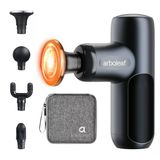 Isı Fonksiyonlu Arboleaf Mini Masaj Tabancası, Ağrıyı Hafifletmek İçin Masaj Tabancası, 5 Hızlı Ve Sıcak Kullanışlı Masaj Aleti, Çantayla Birlikte Seyahat Boyutu, Erkekler Ve Kadınlar İçin Hediye