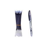 Isı ile Uçan Silinebilen Refill Kalem Içi ve Kalem 11 Adet (Siyah) - 41 Delft Blue