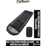 Isı Yalıtımı Sağlayan Su Geçirmez Nefes Alabilir Çift Kaplama Polar Kumaş Uyku Tulumu -10 Derece