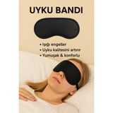 Işığı Geçirmez Yumuşak Rahat Uyku Bandı Uyku Gözlüğü Araba Ev Ofis Spa Meditasyon Göz Bandı - Standart