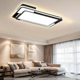 Işık Dikdörtgeni Tavan Lambası Modern Led Aydınlatma Siyah