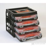 Işık Kalıp Portbag 4 Katlı Takım Çantası 7022 Taşınabilir Poly Materyal ile 4 Parça Organizer Seti