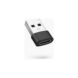 Işık Tv USB To Type-C Otg Dönüştürücü 3A Hızlı Şarj Destekli Siyah Dönüştürücü