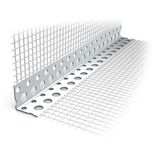 Işık Ultra 10X10 Fileli Köşe PVC Köşe Profili 2,5 m Beyaz