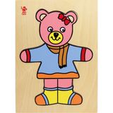 Işık Yayın Oyuncak Ayıcık Ahşap Puzzle