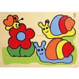 Işık Yayın Oyuncak Çift Salyangoz Ahşap Puzzle