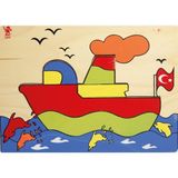 Işık Yayın Oyuncak Gemi Ahşap Puzzle