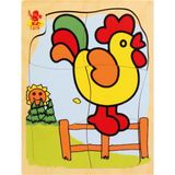 Işık Yayın Oyuncak Horoz Ahşap Puzzle