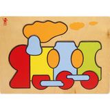 Işık Yayın Oyuncak Tren Ahşap Puzzle