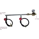 Isıkar Lpg Kollektör Ikili Takım 1/2" Çıkışlı