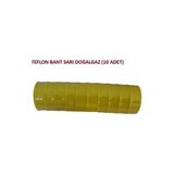 Isıkar Teflon Bant Sarı Doğalgaz (10 Adet)