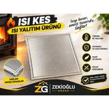 Isıkes Soba Isıkes Isı Yalıtım Malzemesi 56 Cm X 85 Cm Isı İzolasyon Örtüsü Termal Yalıtım Ürünü Sıcaklık Koruyucu Yalıtım Levhası