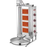 Işıkgaz 2166-U4 Üstten Motorlu Döner Ocağı, 4 Radyanlı, Doğalgazlı