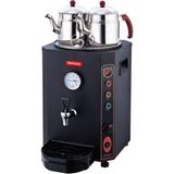 Işıkgaz Işıkgaz Silverinox Jumbo Çay Kazanı / Çay Makinası / 2 Demlikli / 23 Litre / Siyah / IGSJ2DC23 - Sarı
