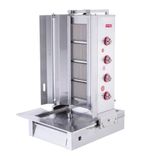Işıkgaz Silverinox Doğalgazlı 4 Radyanlı Alttan Motorlu Döner Ocağı