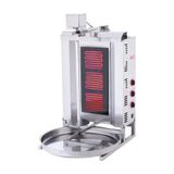 Işıkgaz Silverinox Elektrikli 3 Radyanlı Üstten Motorlu Döner Ocağı