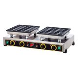 Işıkgaz Silverinox Elektrikli Çiftli Yuvarlak Bubble Waffle Makinesi