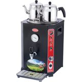 Işıkgaz Silverinox Elit 13 lt Siyah Beyaz Çay Makinesi
