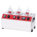 Işıkgaz Silverinox Işıkgaz Silver Elektrikli Üçlü Şişe Sosluk Isıtıcı - 3 Lü