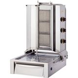 Işıkgaz Silverinox Lpg Tüplü 3 Radyanlı Alttan Motorlu Döner Ocağı