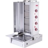 Işıkgaz Silverinox Lpg Tüplü 4 Radyanlı Alttan Motorlu Döner Ocağı