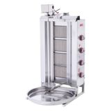 Işıkgaz Silverinox Lpg Tüplü 4 Radyanlı Üstten Motorlu Döner Ocağı