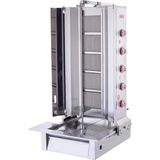 Işıkgaz Silverinox Lpg Tüplü 5 Radyanlı Alttan Motorlu Döner Ocağı