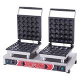 Işıkgaz Silverinox SLVR-B12 Elektrikli Çiftli Yuvarlak Bubble Waffle Makinesi