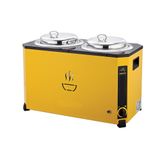 Işıkgaz Silverinox SLVR-C-07 Elektrikli 9+9 Litre Jumbo Çorba Potu Çorba Kazanı