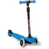 Işıklı 3 Tekerlekli Çocuk Scooter - Mavi