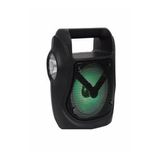 Işıklı 4" Taşınabilir 5w Bluetooth Hoparlör El Fenerli Fm Radyo Usb/Tf/Aux Destekli Extra Bass