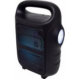 Işıklı 6,5" Taşınabilir 5w Bluetooth Hoparlör Acil Durum El Fenerli Fm Radyo Usb/Tf/Aux Extra Bass