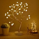 Işıklı Ağaç İnci Led Dekoratif Masa Üstü Led Işık MKTB-SST-1097