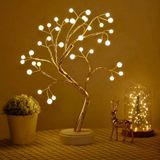 Işıklı Ağaç İnci Led Dekoratif Masa Üstü Led Işık Vitrin