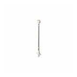 IŞIKLI BAYRAK DİREĞİ SOKETLİ led 12v,BEYAZ 60cm