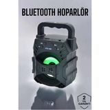 Işıklı Bluetooth Hoparlör Müzik Renkli Işık Taşınabiilir