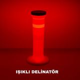 Işıklı Delinatör - Güneş Enerjili Delinatör 75 cm