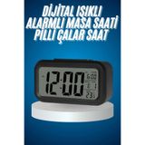 Işıklı Dereceli Masa Ofis Saati Alarmlı Termometre Takvim Çalar Saat FRTKGT25DYMUCZZZDİJİTALMASASAATİİİİİİİ4
