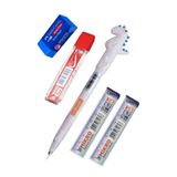 Isikli Dinazor Uclu Kalem Seti Pembe 0.7 Mm 1 Paket Dinazor Baslikli Versatil Kalem Suslu Silikonlu Hediyelik Kalem