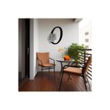 Işıklı Kişiye Özel Çiçekli Ö Harf Dekoratif Tablo Balkon Duvar Dekorlu Gece Lambası Çok Renkli 40 cm